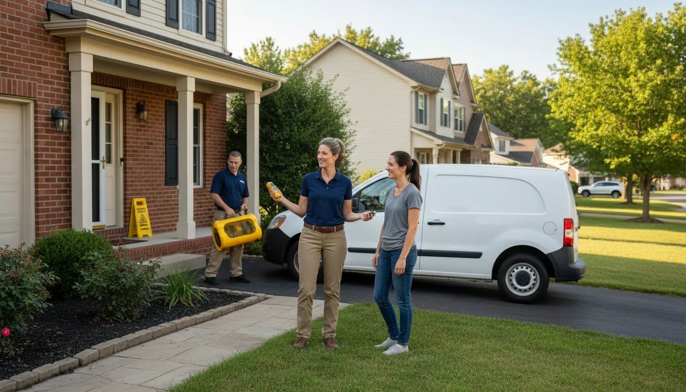 Residential water damage restoration in Froid, MT